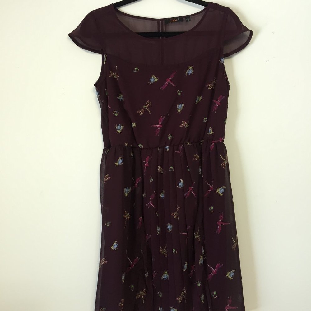 Burgundy Dex Dress